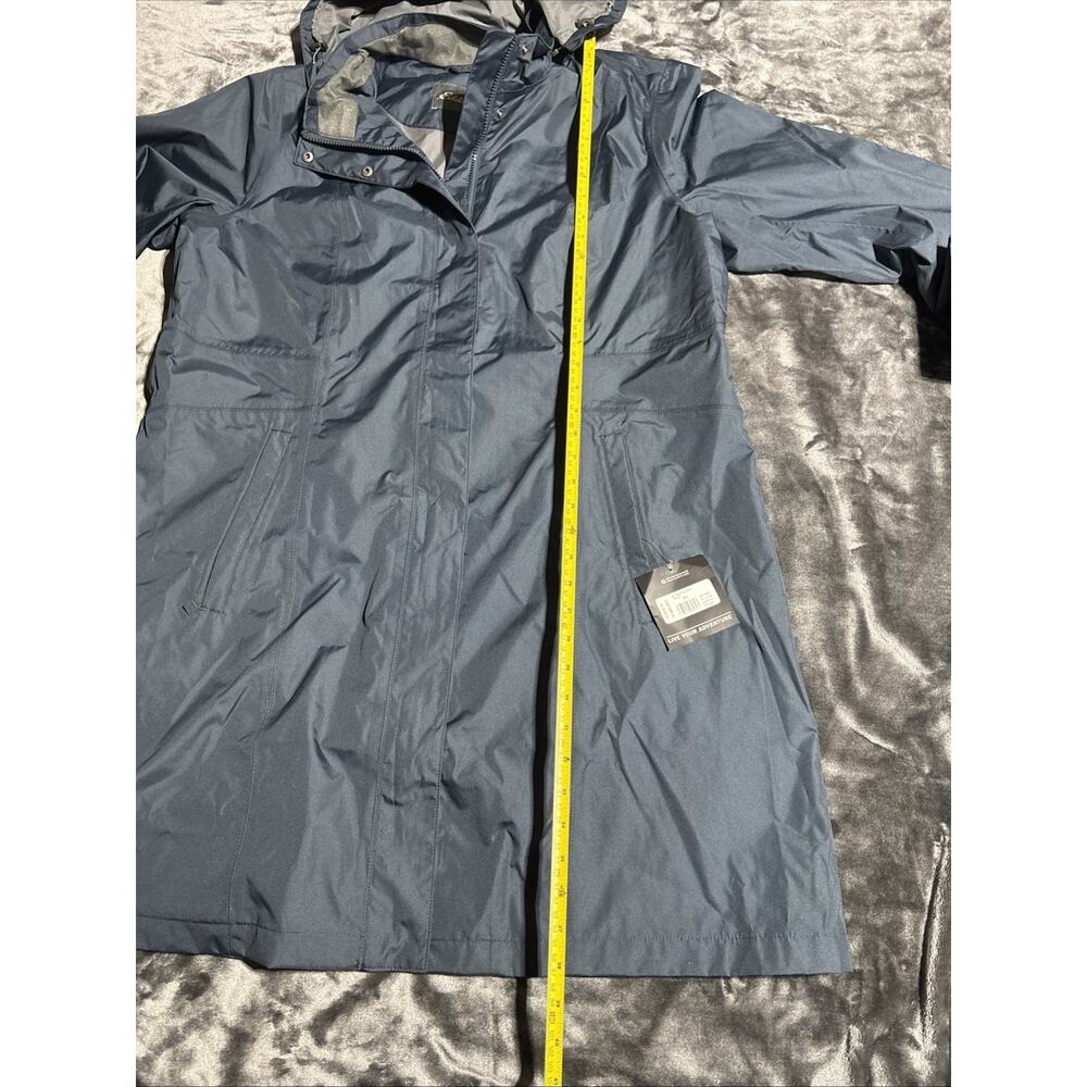 Eddie Bauer Girl On The Go Insulated Trench Coat Large NWT Waterproof T2XL - Picture 7 of 9